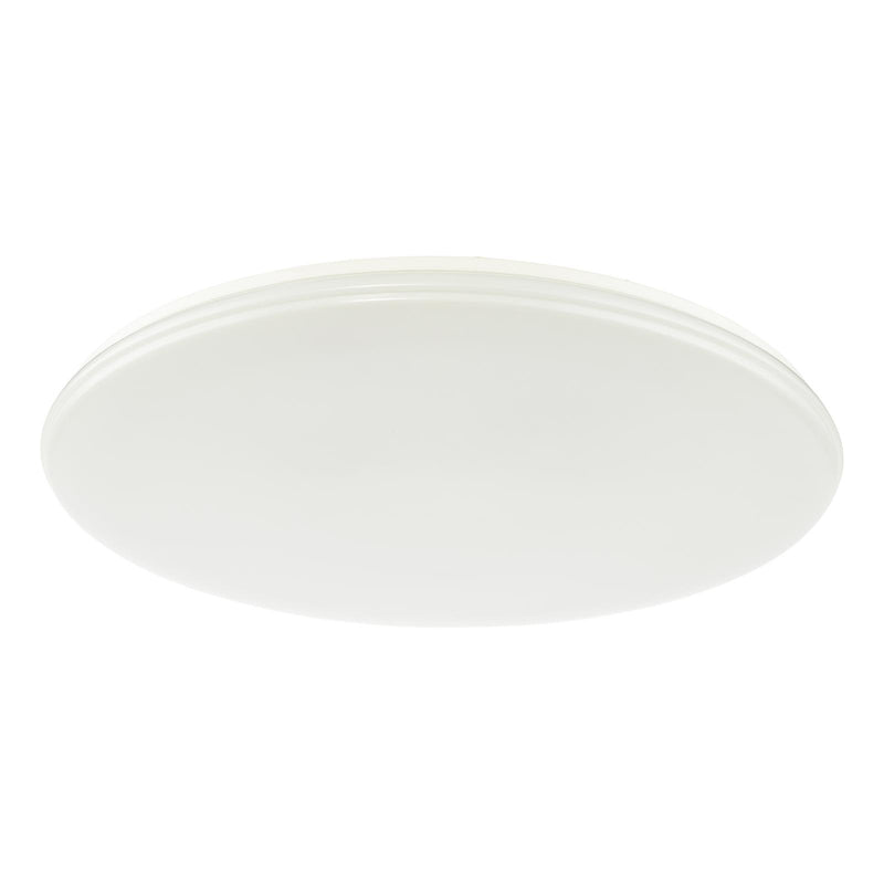 Dar Lighting Duena Flush White Frosted Acrylic LED • DUE482