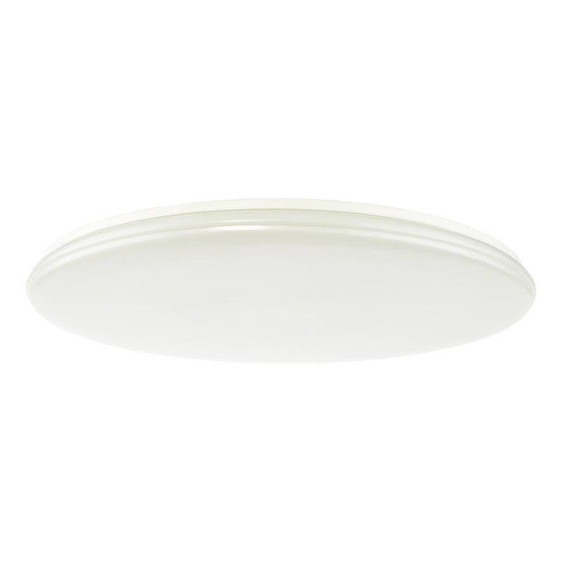 Dar Lighting Duena Flush White Frosted Acrylic LED • DUE482