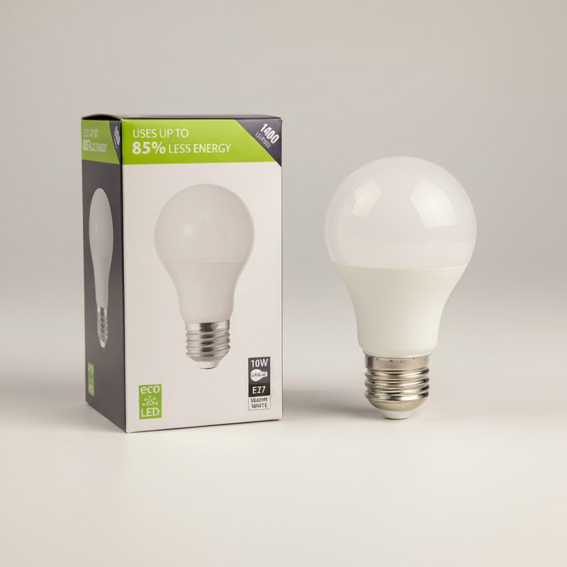 Searchlight Classic LED GLS E27 Dimmable 10W = 100w  2700K Warm White, 1400lm, Opal Finish • L4905-10WW