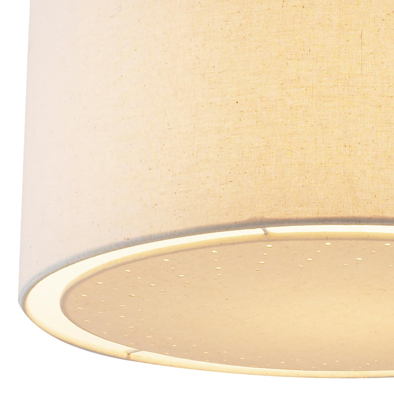 Dar Lighting Edward Easy Fit Pendant Cream • EDW6533