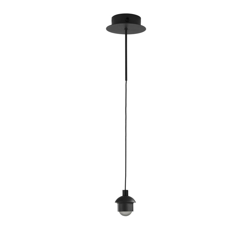 Dar Lighting Eileen Pendnant/Wall Light Matt Black LED Fitting Only • EIL0722