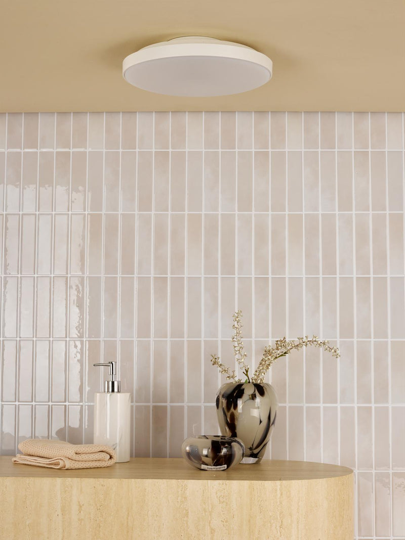 Dar Lighting Essien Flush White LED IP44 • ESS5202