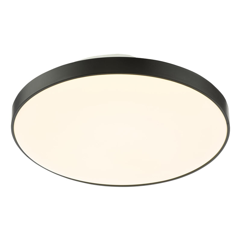 Dar Lighting Essien Flush White and Black LED IP44 • ESS5222
