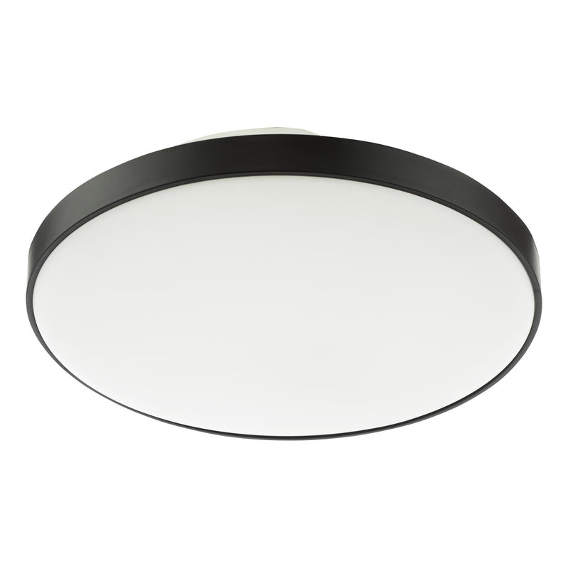 Dar Lighting Essien Flush White and Black LED IP44 • ESS5222