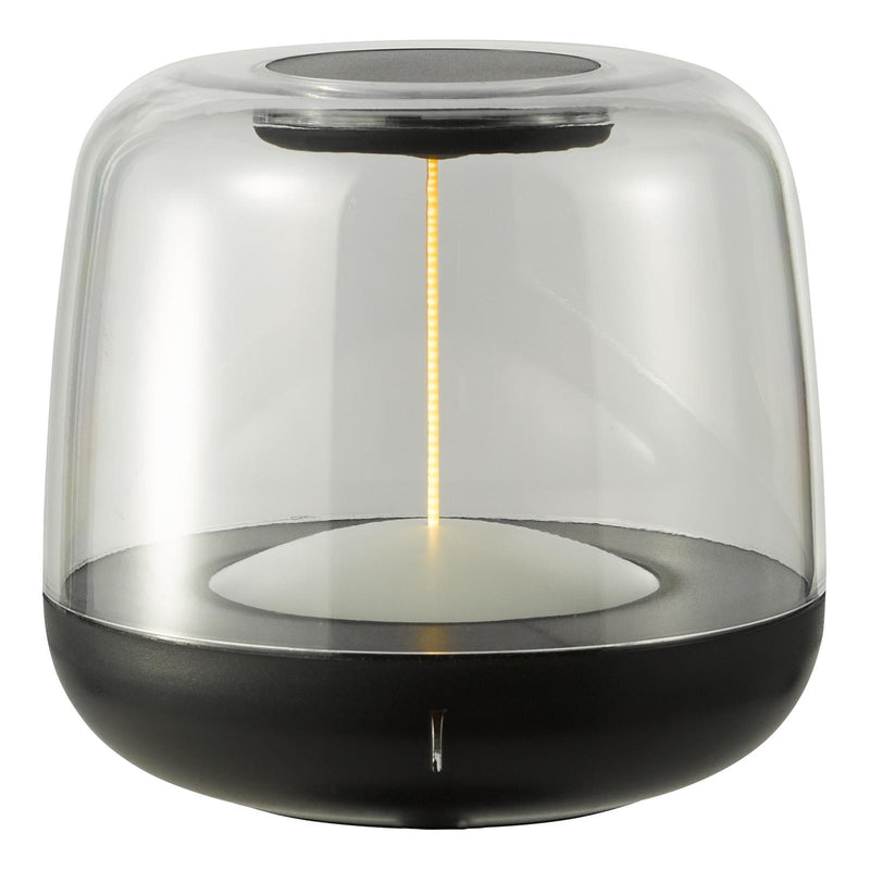 Dar Lighting Ezera Rechargeable Outdoor Table Lamp Black LED IP44 • EZE4222