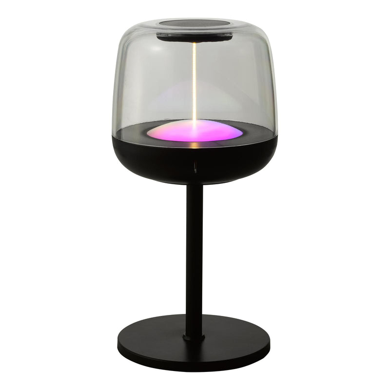 Dar Lighting Ezera Rechargeable Outdoor Table Lamp Black LED IP44 • EZE4222