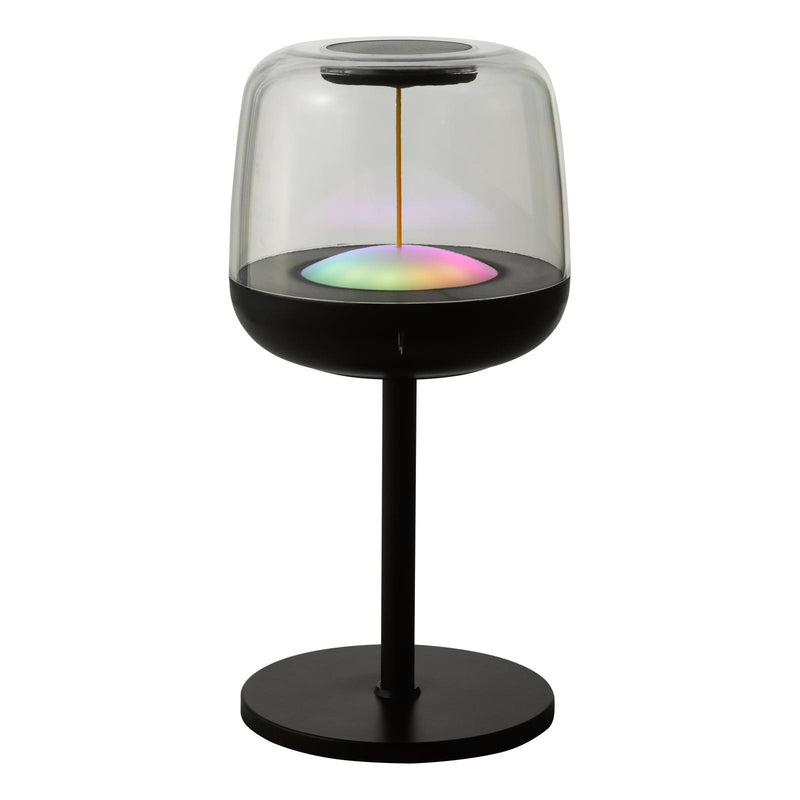 Dar Lighting Ezera Rechargeable Outdoor Table Lamp Black LED IP44 • EZE4222