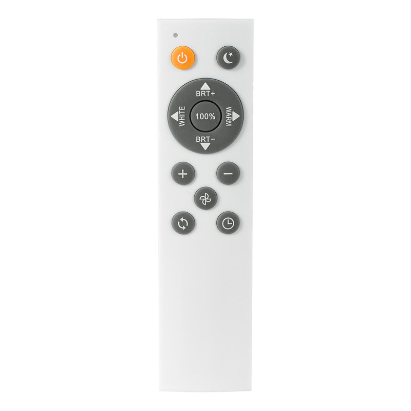 Dar Lighting Fan Flush White Fitting Only LED • FAN502