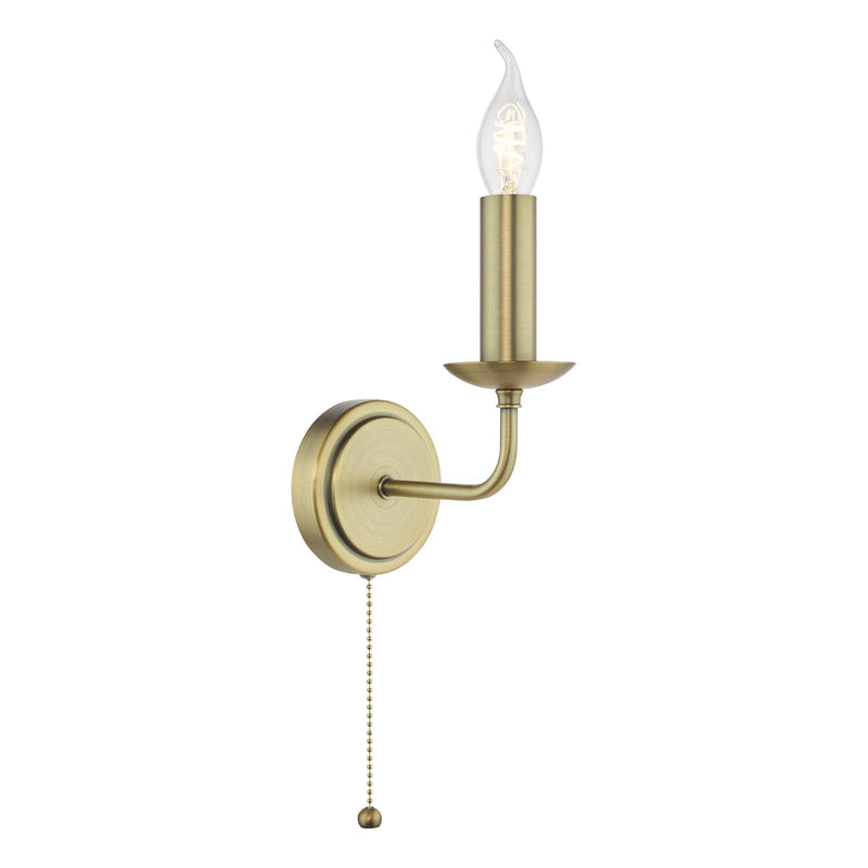 Dar Lighting Favian Wall Light Matt Bronze Bracket Only • FAV0763