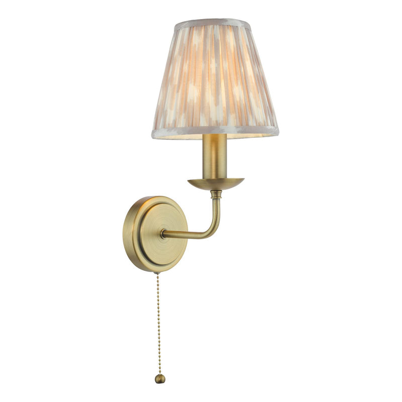 Dar Lighting Favian Wall Light Matt Bronze Bracket Only • FAV0763