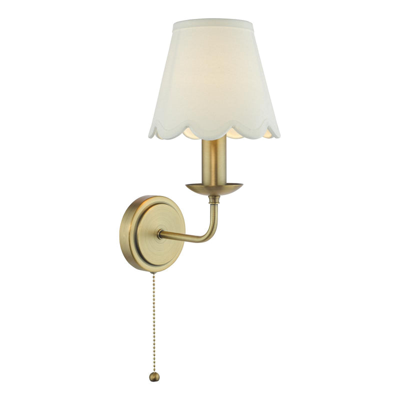 Dar Lighting Favian Wall Light Matt Bronze Bracket Only • FAV0763