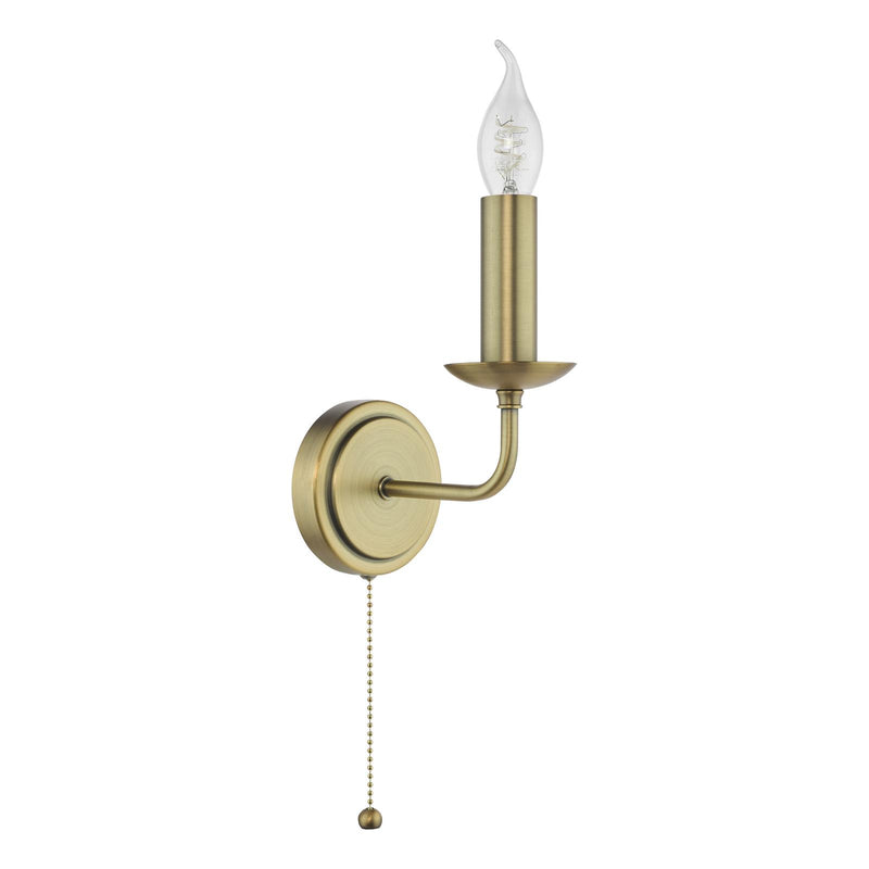 Dar Lighting Favian Wall Light Matt Bronze Bracket Only • FAV0763