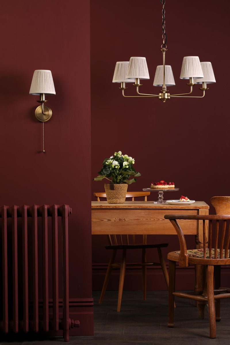 Dar Lighting Favian Wall Light Matt Bronze Bracket Only • FAV0763