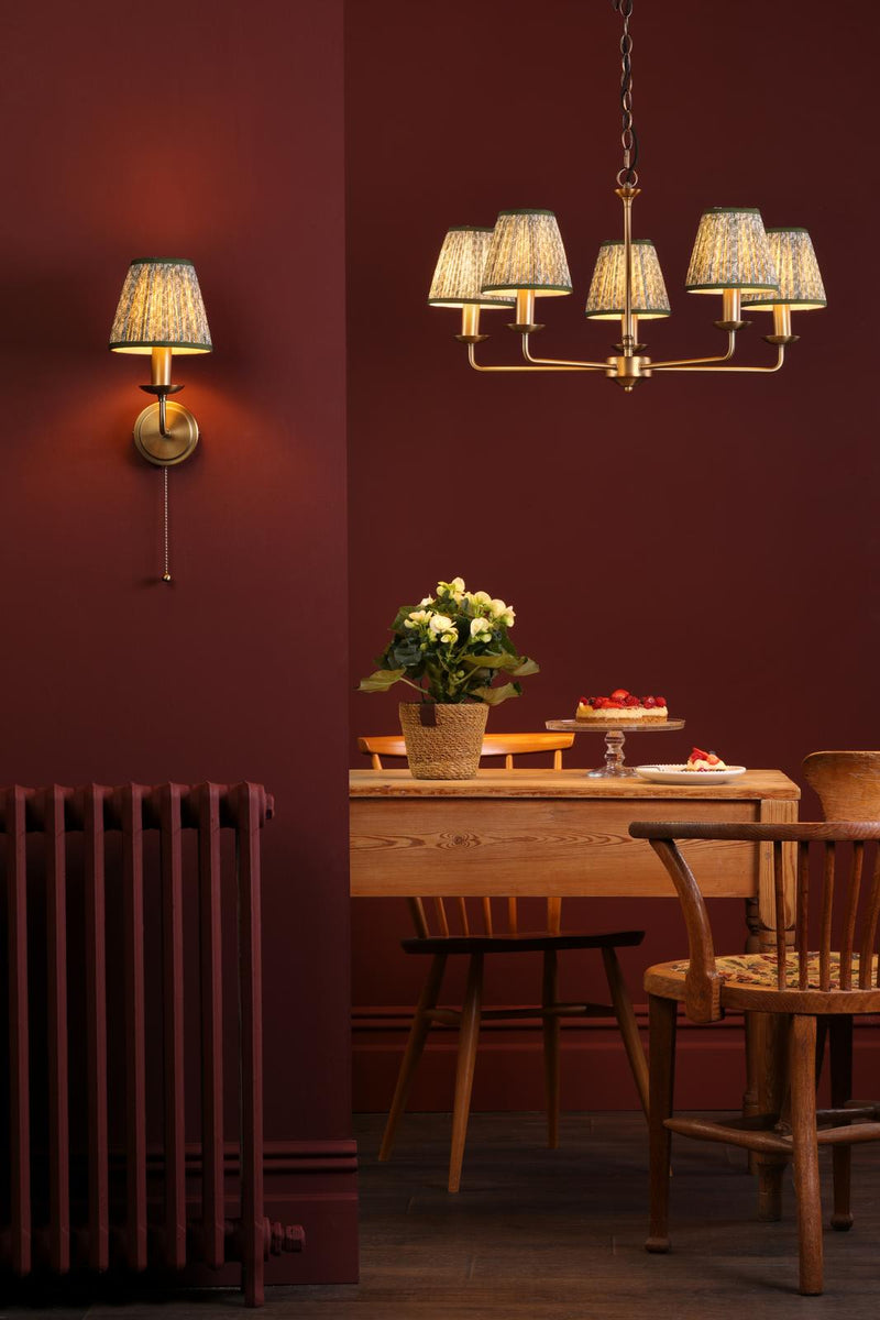 Dar Lighting Favian Wall Light Matt Bronze Bracket Only • FAV0763