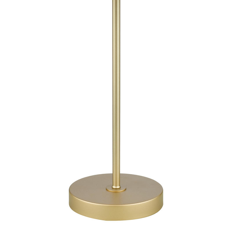 Dar Lighting Fenella Table Lamp Gold Leaf With Seagrass Shade • FEN4235