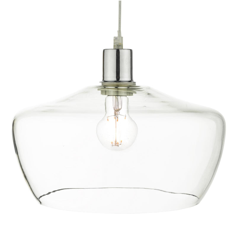 Dar Lighting Fidella Easy Fit Clear Glass • FID6508