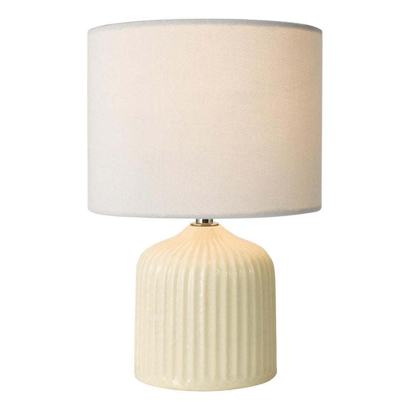 Dar Lighting Gigi Twin Pack Table Lamp Cream With Shade • GIG4133