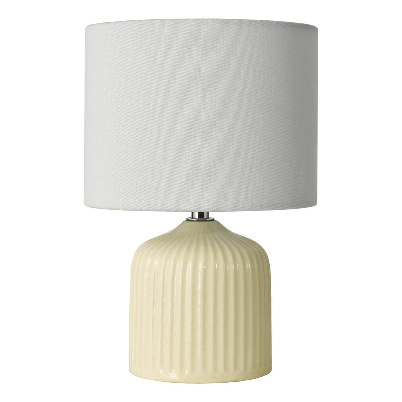 Dar Lighting Gigi Twin Pack Table Lamp Cream With Shade • GIG4133
