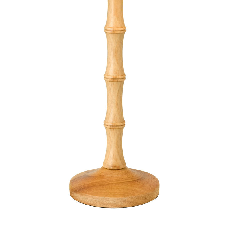 Dar Lighting Giuliana 2 Light Table Lamp Wood with Rattan Shade • GIU4229
