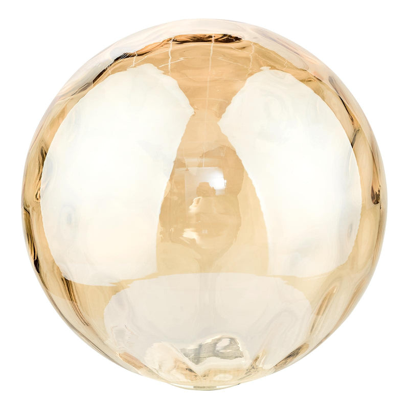 Dar Lighting  Mix & Match Amber Dimpled Glass G9 15cm • GL11
