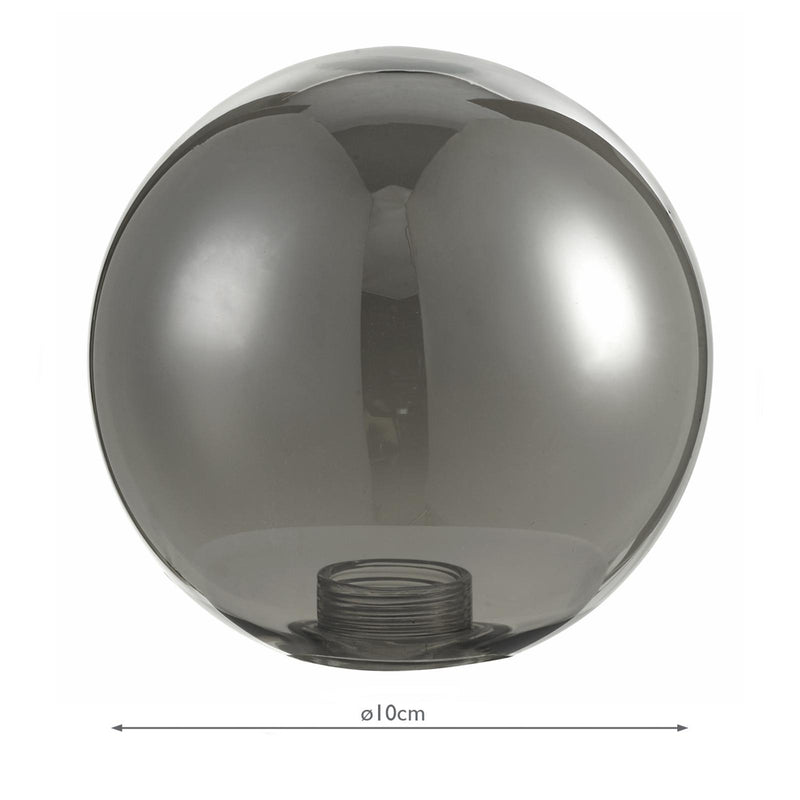 Dar Lighting Mix & Match Smoked Glass G9 10cm • GL1