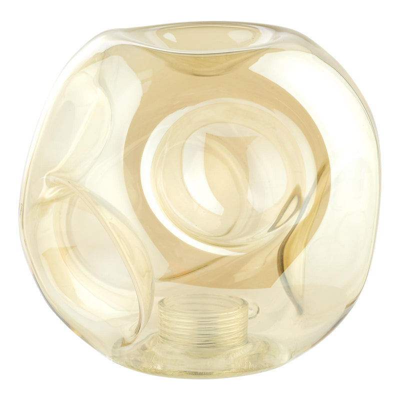 Dar Lighting Mix & Match Closed Organic Amber Glass G9 10cm • GL27
