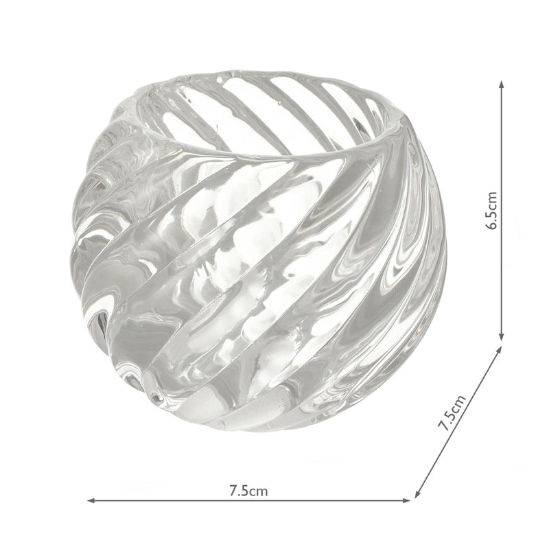 Dar Lighting Mix & Match Twisted Style Open Glass G9 8cm • GL5