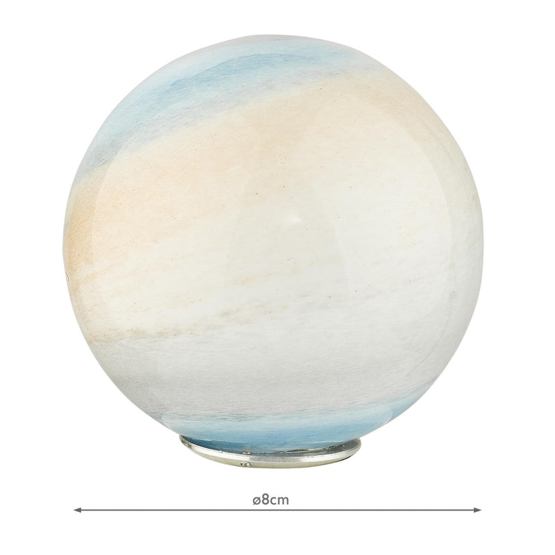 Dar Lighting Mix & Match Planet Style Glass G9 8cm • GL7