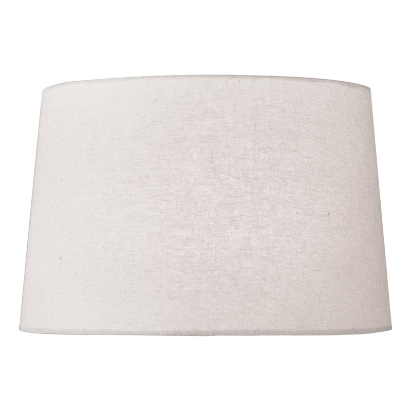 Dar Lighting Griffith Grey Linen Tapered Drum Shade 30cm • GRI1239