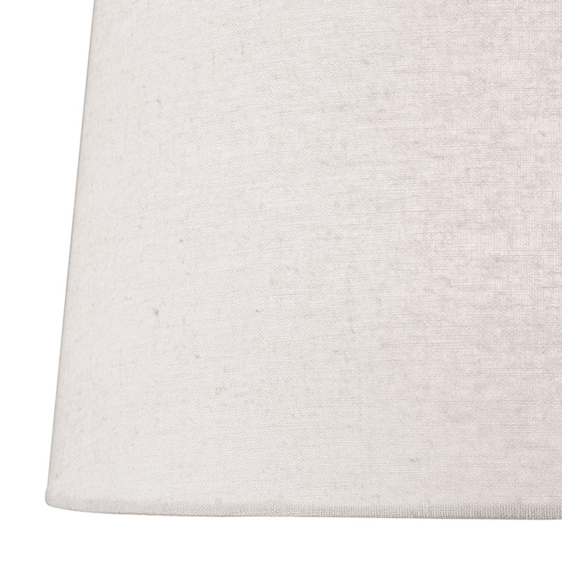 Dar Lighting Griffith Grey Linen Tapered Drum Shade 30cm • GRI1239