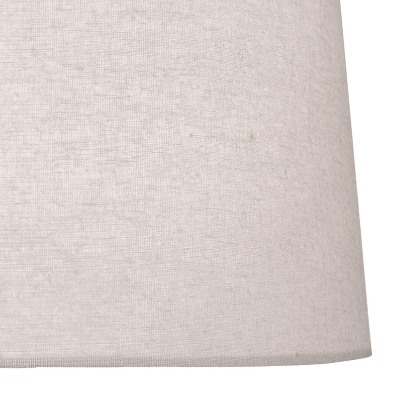 Dar Lighting Griffith Grey Linen Tapered Drum Shade 30cm • GRI1239