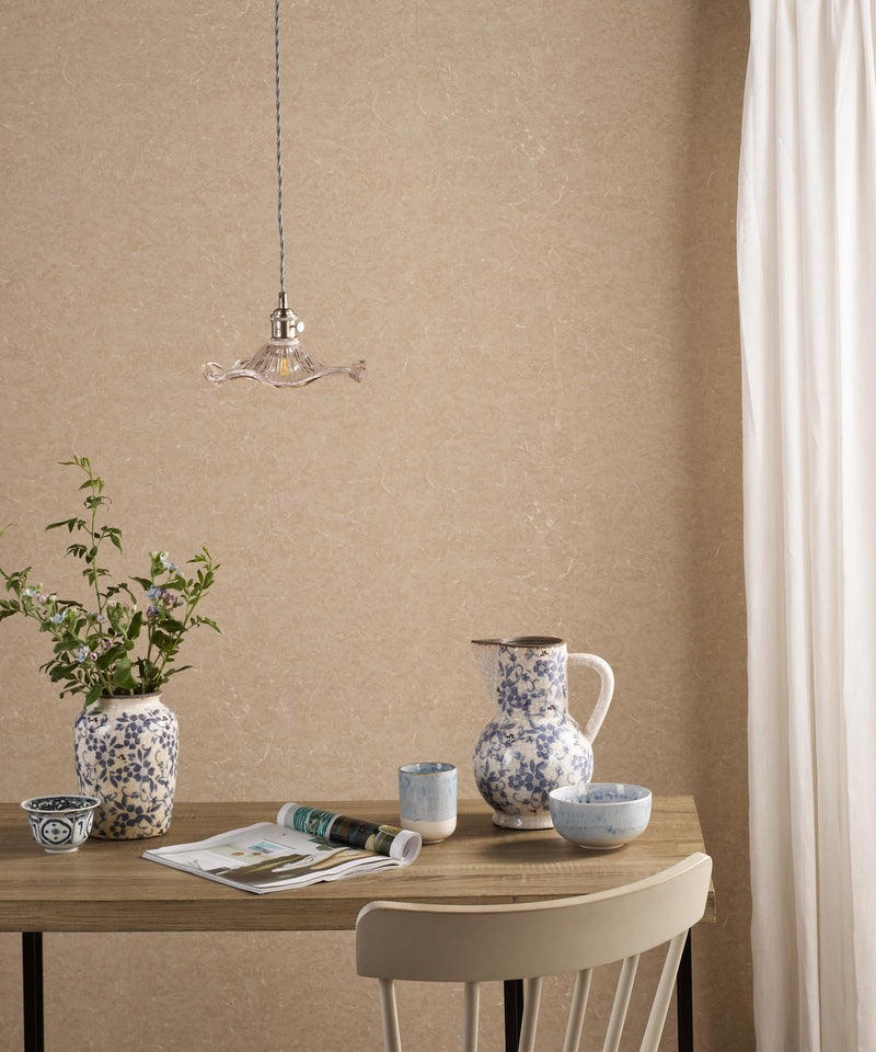 Dar Lighting Hadano Pendant Antique Chrome and Wavy Glass • HAD0161-12