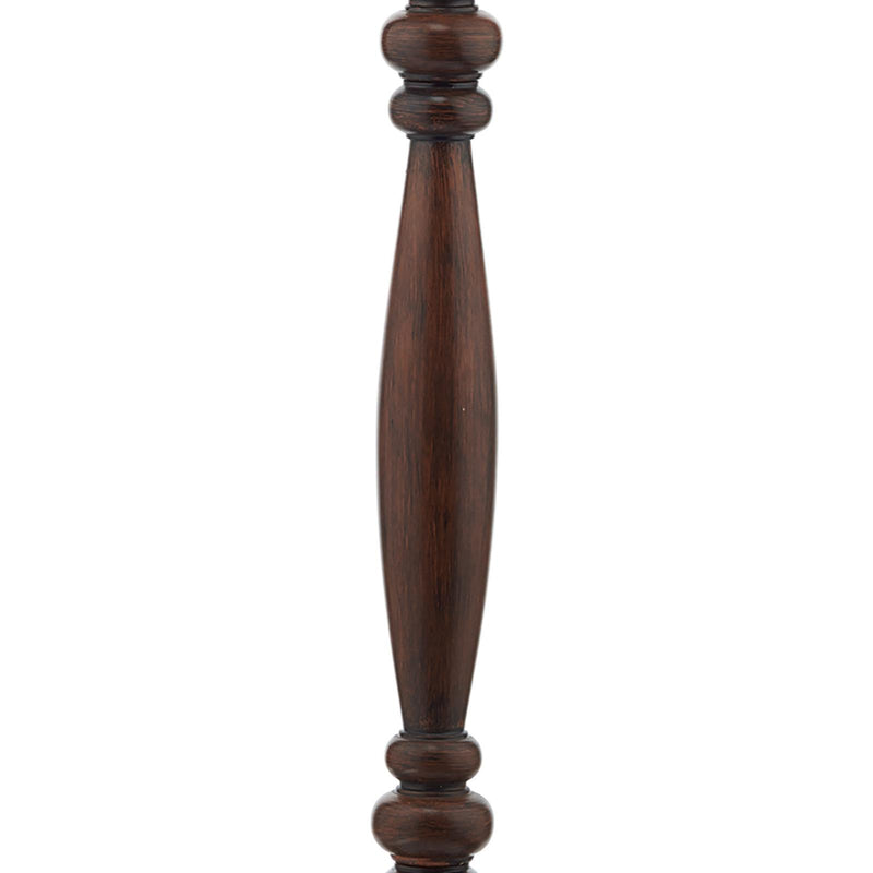 Dar Lighting Hayward Floor Lamp Wood Effect With Shade • HAY4947-CEZ1829