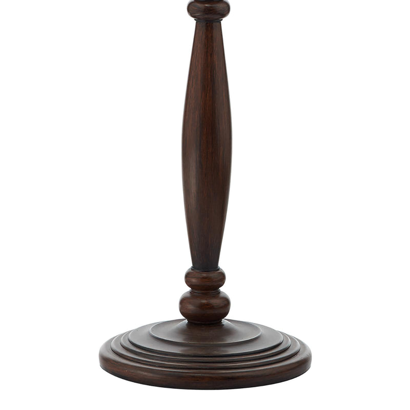 Dar Lighting Hayward Floor Lamp Wood Effect Base Only • HAY4947