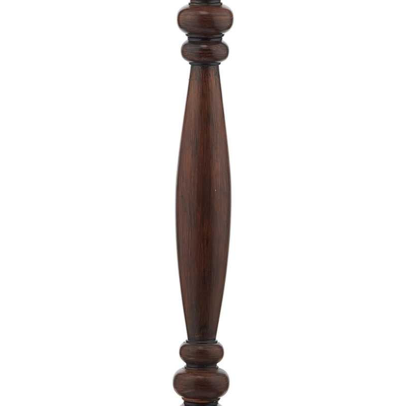 Dar Lighting Hayward Floor Lamp Wood Effect Base Only • HAY4947