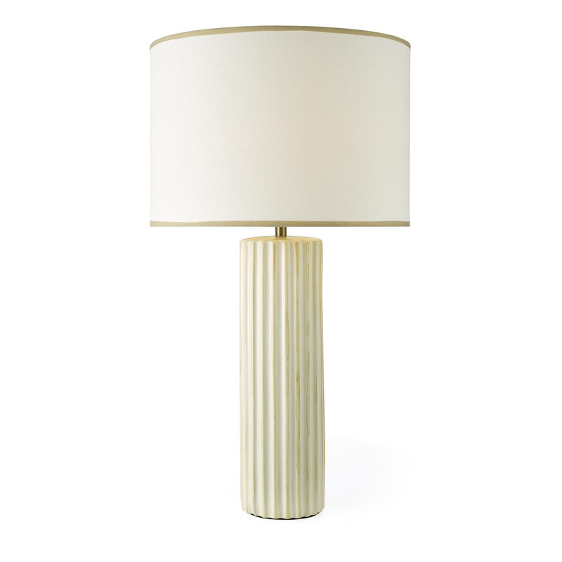 Dar Lighting Idella Table Lamp Taupe With Shade • IDE4229