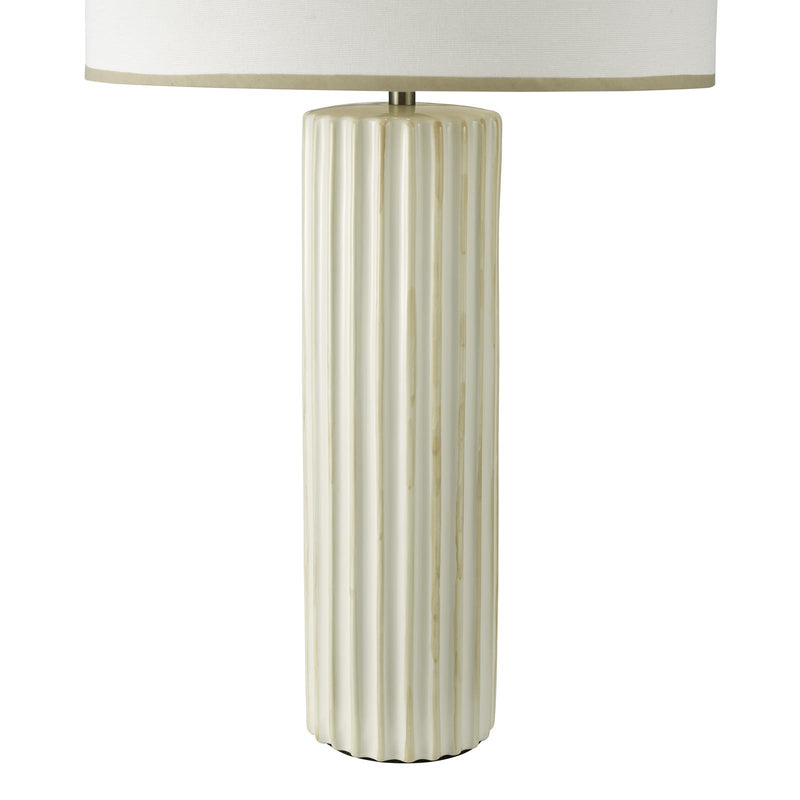 Dar Lighting Idella Table Lamp Taupe With Shade • IDE4229