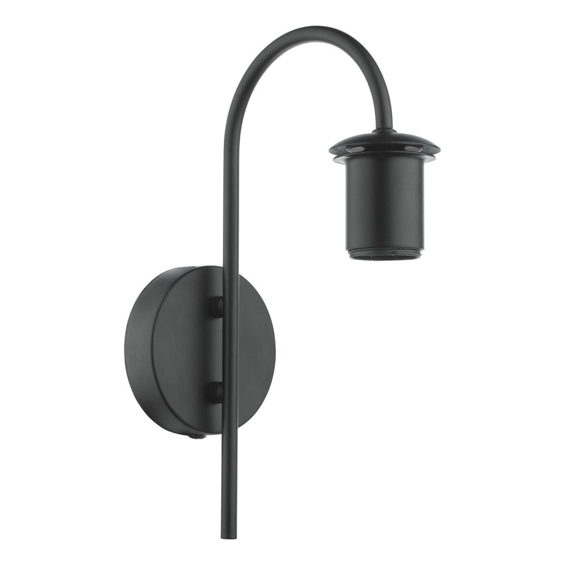 Dar Lighting Idra Wall Light Satin Black Bracket Only • IDR0722-F
