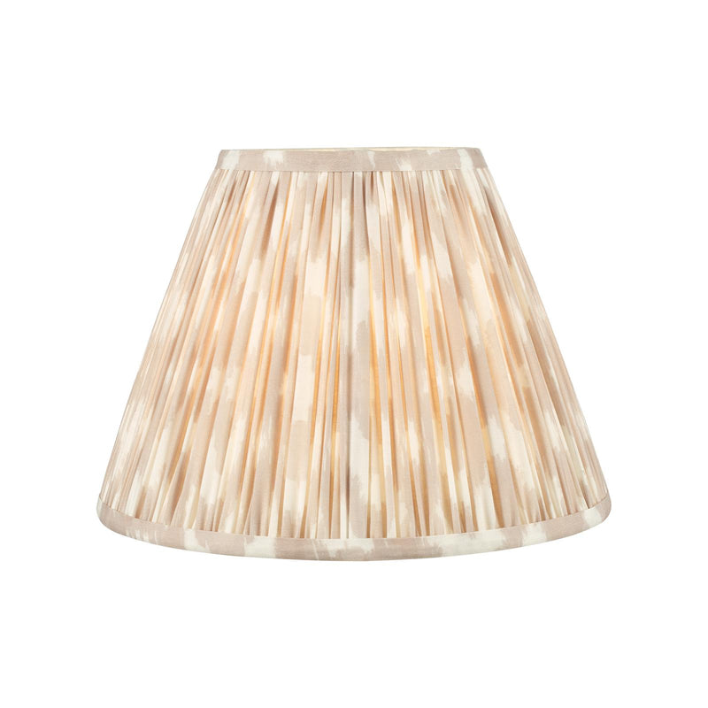 Dar Lighting Ikat Taupe Cotton Empire Shade 30cm 30cm • IKA1229