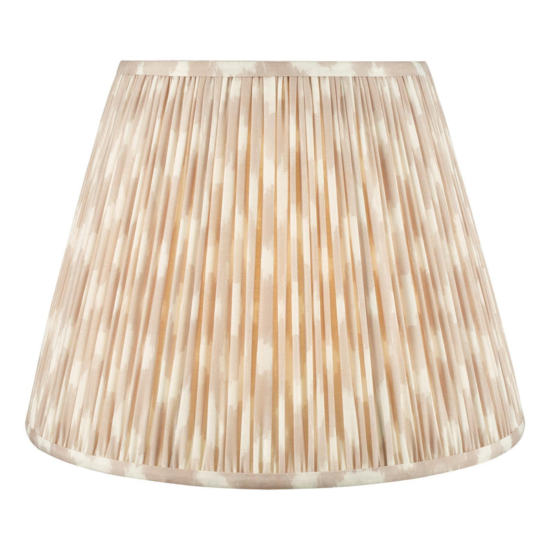 Dar Lighting Ikat Taupe Cotton Empire Shade 40cm 40cm • IKA1629