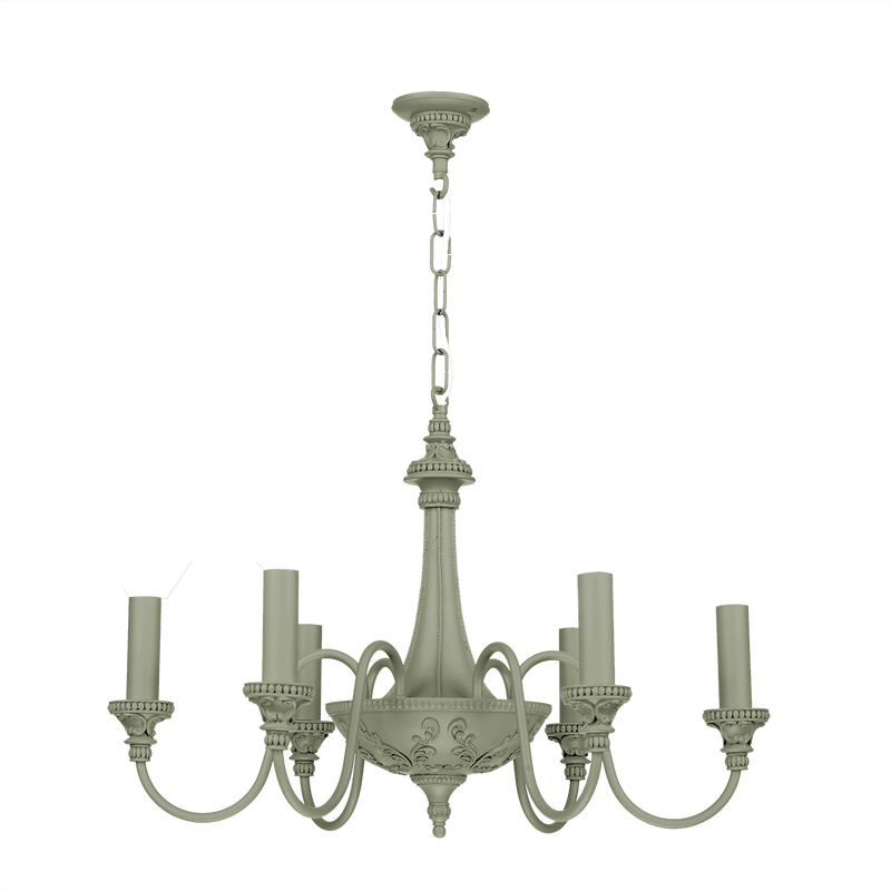 David Hunt Lighting Bailey 6 Light Sage Ceiling Light • BAI0699-05 BESPOKE