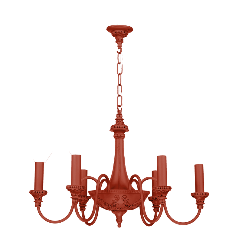 David Hunt Lighting Bailey 6 Light Strawberry Ceiling Light • BAI0699-25 BESPOKE