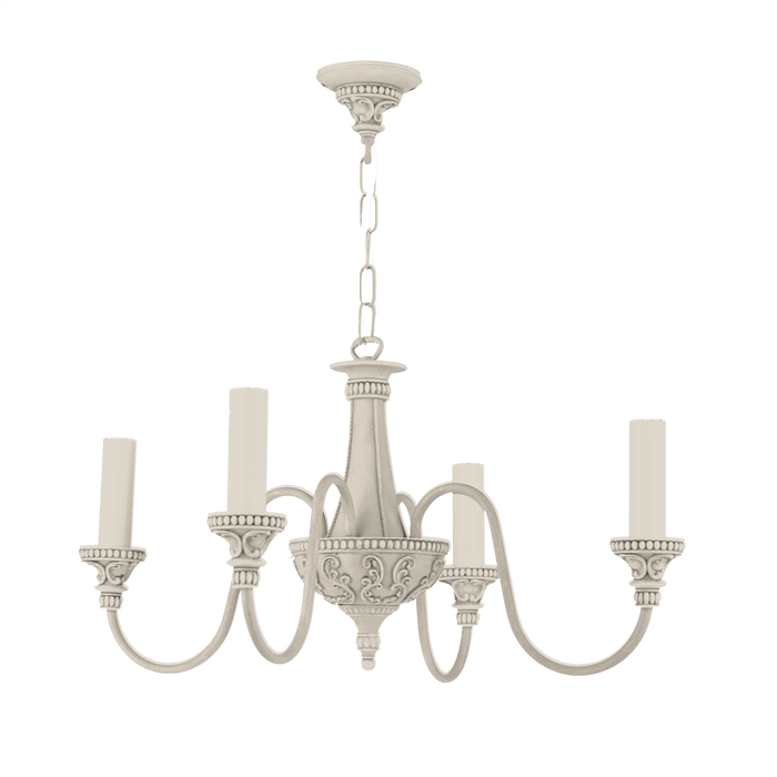 David Hunt Lighting Bailey 4 Light Cotswold Cream Ceiling Light • BAI0499-04 BESPOKE