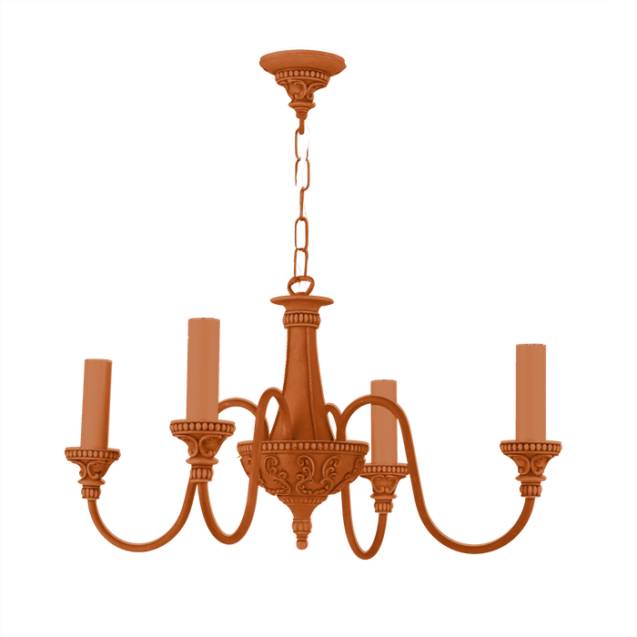 David Hunt Lighting Bailey 4 Light Marmalade Ceiling Light • BAI0499-18 BESPOKE