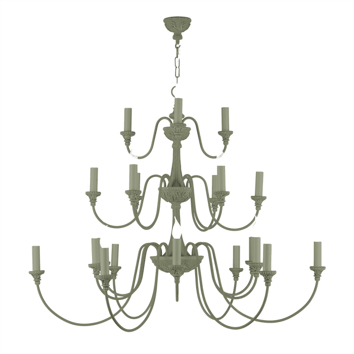 David Hunt Lighting Bailey 21 Light Sage Ceiling Light • BAI2199-05 BESPOKE