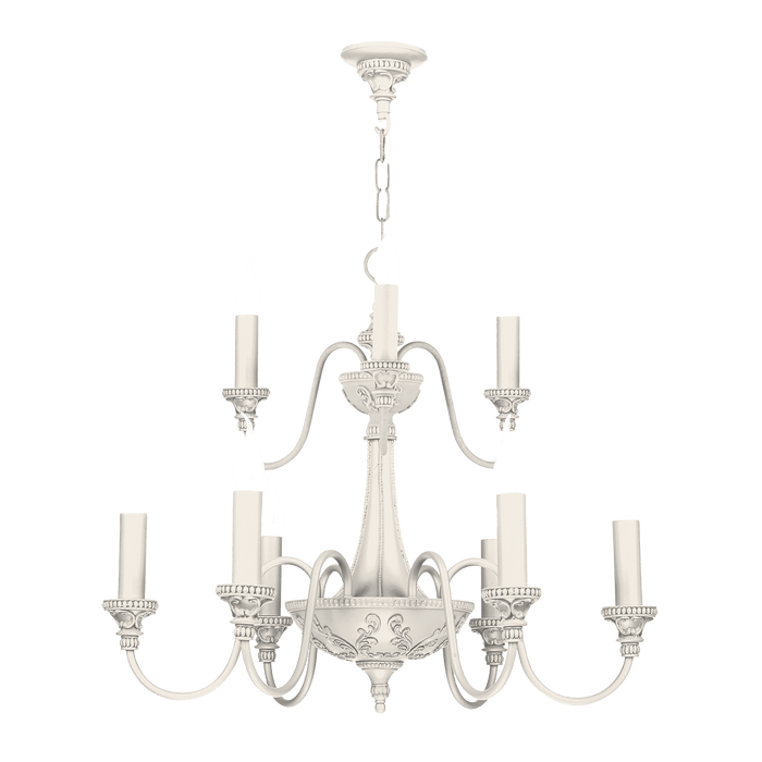 David Hunt Lighting Bailey 9 Light Coconut Ceiling Light • BAI1399-33 BESPOKE