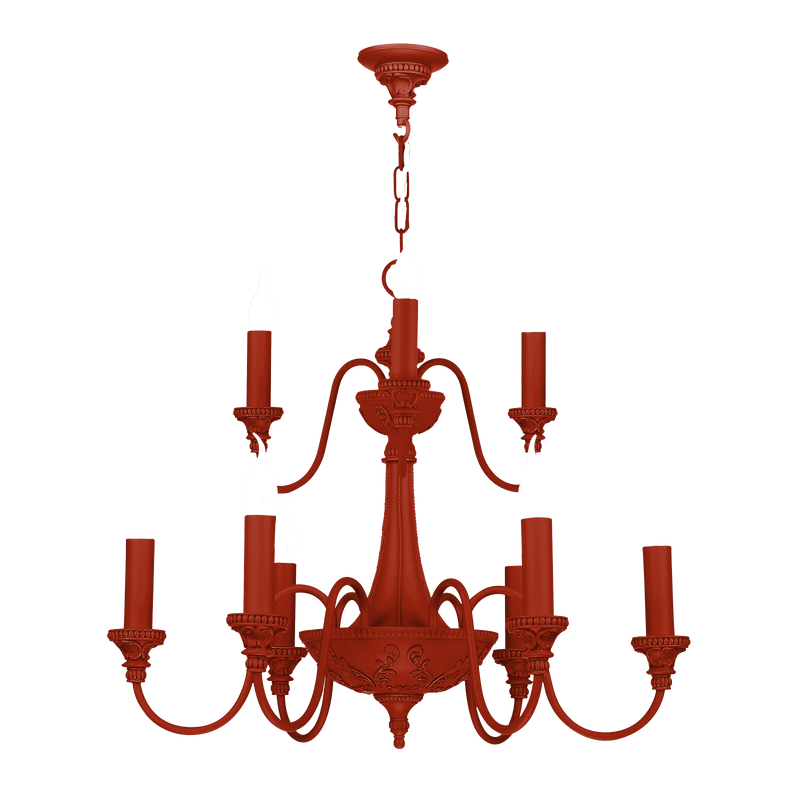 David Hunt Lighting Bailey 9 Light Strawberry Ceiling Light • BAI1399-25 BESPOKE