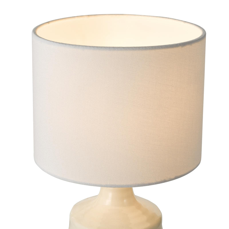 Dar Lighting Inci Table Lamp Cream With Shade • INC4033