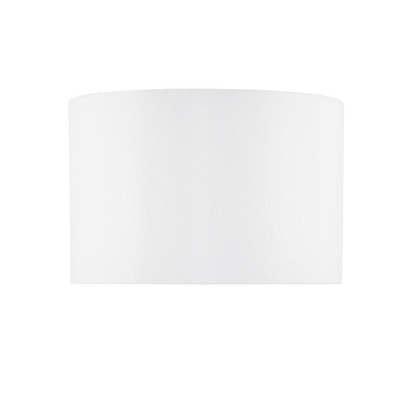 Dar Lighting Innsbruck Ivory Faux Silk Oval Shade 30cm • INN1215