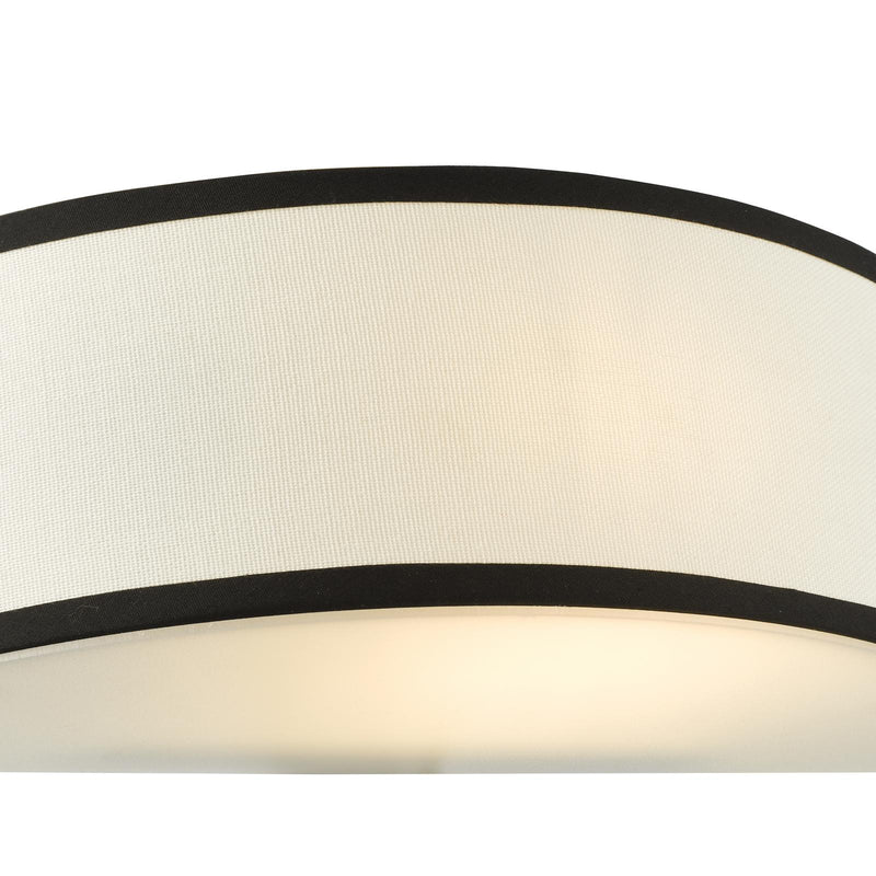 Dar Lighting Jemima Wall Light White and White Frosted Acrylic With Shade • JEM0722